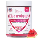 Sugar Free Electrolytes Powder Drink Mix, Watermleon Candy, 120 Servings | No Artificial Flavors, Colors or Sweeteners - Stevia Sweetened - More Potassium for Hydration - No Salty Taste - USA Made