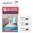 Emergency Wound Closure Kit - 6 Sterile Laceration Strips | FDA-Listed, Painless, Latex-Free, Water-Resistant, 7-Day Wear, Butterfly Bandage Alternative