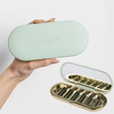 Dosey 7 Day Pill Compact Travel Pill Organizer - Pill Case met 7 Pill Compartments for Medicine Storage & Protection 