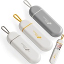 3 Packs Pillen Organisator 3 Compartiments Portable Pillen Case Travel Vocht Proof Pillen Box voor Tablets Vitaminen Cod Lever Olie Supplementen en Medicatie
