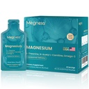 Liquid Magnesium Supplement with L-Theanine, B6 & Omega-3, 15.2 fl oz | Liposomal Magnesium with 500 mg Acetyl L-Carnitine (ALCAR), Memory, Focus, Calm & Sleep Support, Sugar-Free, 30 Pouches