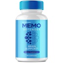 Memo Defender Brain and Memory Support Capsules, Memo Defender for Memory Supplement Pills, Advanced Formula Nootropic Pills for Brain Health Support, MemoDefender Health Blend Reviews (60 Capsules)