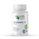 Melatonin 10mg High Dose Sleep Aid (1 Pack) | High Dose Melatonin Sleep Aid for Adults | Extra Strength, Non-Habit Forming, Drug-Free | Vegan, Non-GMO, Made in USA