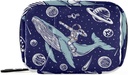 Galaxy Whale Astronaut pil Box 7 dagen pil geval reis pil Organisator tas met rits draagbare wekelijkse geval Compacte grootte voor vitamine supplement houder