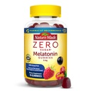 Nature Made Zero Sugar Melatonine 5mg Slapende Gummies voor volwassenen Extra sterkte, 100% Drug Gratis Slaaphulp, Aspartaam Gratis, 70 Suiker Gratis Melatonine Gummies, 70 Dagen Levering