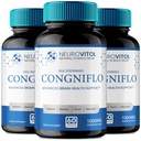 NeuroVitol Cogniflo Capsules, Official NeuroVitolCogniflo Supplement for Brain Health & Memory Support - Maximum Strength, Advanced Formula Nootropic Pills, NeuroVitol Cogniflo Reviews (3 Pack)