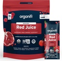 Organifi Red Juice - Energiepoeder vermindert namiddag Crashes en verhoogt spijsvertering en immuunsysteem, 15 Go Packets