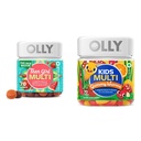 OLLY Tienermeisje Multi Gummy, Kinderen Multivitamine Gummy Wormen, Vitaminen, Mineralen, Immuun Ondersteuning, 35 & 45 dagen levering