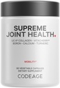Codeage Supreme Joint Health, UC-II Collageen Capsules Type II, VitaCherry Sport Kersen, Boron, Calcium Fructoboraat, Hyaluronzuur, Turmeric, Bromelain & Boswellia Supplement, Non-GMO, 60 Tel.