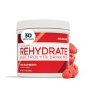 AdvoCare Rehydrate Electrolyte Drink Mix, Red Raspberry, 12.7 oz | Contains Magnesium, Sodium, Potassium & Calcium, Antioxidant and Amino Acid Fortified Powder for Hydration and Recovery