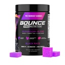 Bounce Pro Pre Workout Gummies – 50 Vegan Chewable Gummies with Caffeine, Lion’s Mane & L-Theanine for Energy, Focus & Endurance – Mushroom Preworkout for Men & Women – Black Razz Flavor