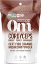 OM MUSHROOM SUPERFOOD Cordyceps Biologische Paddestoelenpoeder, 3,5 Ounce, 50 Servers, Energie, Power, Uithoudingsvermogen en Endurance Ondersteuning, Superfood Supplement voor Sportprestaties