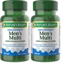 Nature’s Bounty High Potency Men’s Complete Multivitamin, Daily Men’s Health Vitamin for Heart Health and Immune Support, Men's Multivitamin for Strong Bones, Overall Health and Wellness, 100 Capsules