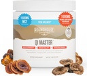 ROUNDHOUSE VOORLOPING Qi Master Adaptogen Blend, Aardige Paddestoelensmaak met Astragalus Root, Rhodiolife Extract, MCT, 8 Biologische Paddenstoelen (30 scoops) door Chuck Norris