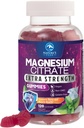 Magnesium citraat supplement Gummies - Hoge Absorptie Magnesium Gummy voor volwassenen & Kids, Magnesio citraat supplementen voor bot, spier gezondheid, hart ondersteuning, veganistisch, glutenvrij, non-GMO - 120 Gummies