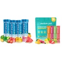 Venture Pal Sugar Free Electrolyte Powder Packets & Kauwbare Fast-Melt Electrolyte Tablets, Sport Electrolyte voor het lopen wandelen Fietsen Sport Voeding