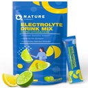 NATURE TARGET Electrolytes Powder 30 Packets Sugar Free Hydration Drink Mix | Lemon Lime Daily Essential with 5 Key Minerals for Workout, Travel, Camping, Non-GMO, Gluten Free, Vegan & Keto Friendly