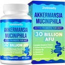 Akkermansia Probiotic, GLP-1, Live Strain Probiotics for Women & Men, GLP 1 Supplement for Gut Health, Digestief, Metabolic*, Immune, with Chromium, Green Tea Leaf, 60 Capsule
