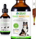 Natuurlijke Gistinfectie behandeling voor honden - effectieve hond oorinfectie behandeling & Allergie verlichting, vermindert ontsteking, verlicht jeuk, bestrijding van infecties, verbetert jas en huid