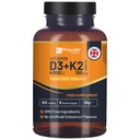 Vitamine D3 4000IU & K2 MK7 100μg Vegetarische tabletten I 180 (6 maanden supply) I Eenvoudig te slikken supplement voor Immune Support, Calcium Boost, Bot & Muscle I Made in the UK by Prowise Healthcare