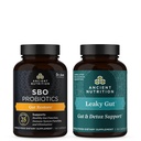 Oude Voeding SBO Gut Herstel Probiotica Capsules, 60 Tel + Leaky Gut Capsules, 60 Tellen