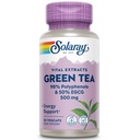 SOLARAY Guaranteed Potency Green Tea Leaf Extract Dubbele sterkte, Veg Cap (Btl-Plastic) 500mg 30ct