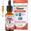 Temperature Tamer — Cooling, Calming & Immunity Support Drops | Releases Excess Heat — Lemon Balm, Catnip, Elderflower & Chamomile — Supports Immune Health — Kids & Babies — Drug Free