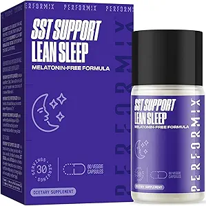 PERFORMIX - SST Support Lean Sleep - Herbal Slaaphulp Supplement - Zachte Nighttime Support - Calming Formula - 60 Veggie Capsules voor volwassenen