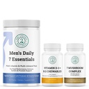 Complete Men's Wellness Trio: Mushroom Power, Essential Nutrients, and Bone Support