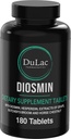 Dulàc - Diosmin Hesperidin 1000mg Dieetsupplement 180 tabletten, verrijkt met Horse Chestnut Extract en slagers bezem