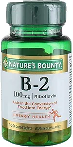 Bounty Vitamine B-2 100 mg, 100 tabletten (verpakking van 6)