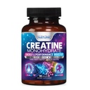 Gebouwd door de natuur Creatine Monohydraat pillen - Micronized Creatine Supplement voor mannen en vrouwen - spierkracht, energie, duurzaamheid en herstel - Glutenvrije, Veganistische, niet-GMO - 60 capsules