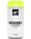 GHOST Basics Vitamin C + Glutathione Supplement for Men & Women - Vegan | 500MG PureWay-C, 250MG L-Glutathione for Immune Health Support, Detox, & Cleanse - Soy-Free & Gluten-Free, 60 Veggie Capsules