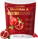 ANEW 12-in-1 Urolithin A Supplement with Ubiquinol Natural Antioxidant, 120 CT | with Trans-Resveratrol, Fisetin, Daily Cellular Wellness & Mitochondrial Support,Reduce Muscle Loss,2-Month Supply