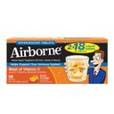 Vitamine C 1000mg (per portie) - Airborne Zesty Orange Bruistabletten (36 tellen in een doos), Glutenvrije Immune Ondersteuning Supplement en hoog in antioxidanten