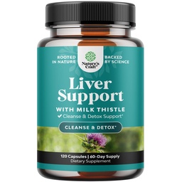 Natures Craft Lever Reiniging Detox & Reparatie 120 Capsules - Herbal Lever Ondersteuning Melkdistel Supplement - Silymarin Melkdistel Supplementen met Dandelion Root, Choline, Beetwortel & Artichoke Extract