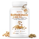 Nattokinase Supplement 4000 FU, 7-in-1 Natto Formula with CoQ10, Bromelain, Turmeric & Ginger, Easy to Swallow Softgels for Daily Wellness, 300 Count (100-Day Supply)