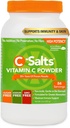 C-Salts Vitamine C Powder Supplement - 100% Pure High Dose Buffered Vitamine C Powder for Immune Support - Organic, Sugar-Free, Vegan, Non-GMO, Maagvriendelijk, Original 8 oz