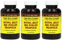 Y.S. Eco Bee Farms, (3 Pack) Royal Jelly, Bee Pollen, Propolis, Plus Koreaanse Ginseng, 90 Capsules