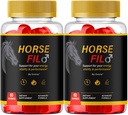 (2 Pack) Horsefil Gummies - Official Horsefil Gummys with All Natural Ingredients, Advanced Horsefil Maximum Strength Vitamins Formula for Wellness & Overall Health Support, 120 Gummies for 2 Months