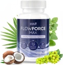 FlowForceMax Herbal Support Supplement - natuurlijke plantaardige formule met Zag Palmetto Extract 