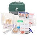 Mini First Aid Kit 98pcs Portable Travel Emergency Bag for Home School Office Travel Car Camping Hiking Sports