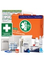 ONFARMA Farma1 First Aid Box Complete with First Aid Sign Compliant with DM 388 Attachment 2 for Companies up to 2 Workers and Business Vehicles