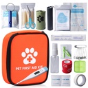 118 Pcs Dog Cat First Aid Kit Travel Pharmacy Dog Pet First Aid Kit for Dogs and Cats First Aid Kit for Dogs, Cats, Small Pets