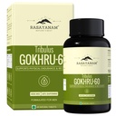 Rasayanam Gokshura Tablets 1000mg Gokhru per Serving, Highest Saponins 60%, Tribulus Terrestris for Men & Women | Improves Energy, Muscle Strength, Stamina & Supports Recovery - 60 Tablets