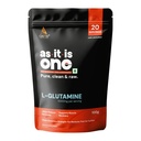 AS-IT-IS One L-Glutamine Powder, Unflavoured & Unsweetened, 100g - Supports Post Workout Muscle Recovery, Reduced Soreness & Gut Health