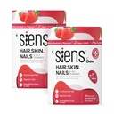 Siens By Dabur Hair, Skin & Nails (3 in 1 Gummies) - 60 pieces | Enriched with Biotin, DHT Blocker, Plant Extracts, Vitamins & Minerals | Brightens Skin, Control Hairfall, Strengthens Hair & Nails