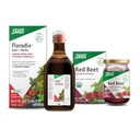 Floradix Iron & Herbs (16,9 oz) & Salus Red Beet Crystals (7 oz) - Iron Supplement for Healthy Energy Support* & Organic Nutritional Beet Root Drink Mix
