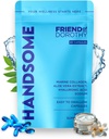 Handsome, Marine Collageen Tablets Enhanced met Aloë Vera, Gehydrolyseerde Collageen Supplementen voor mannen, 60 Capsules per Pouch