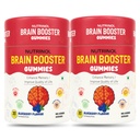 Knoll Healthcare Nutrinol Brain Booster Gummy | Boosts Memory, Focus & Concentration | Brain Fog Support | Improve Quality of Life Bacopa monneieri 60mg |Blueberry Flavour 30 Gummies (Pack of 2)